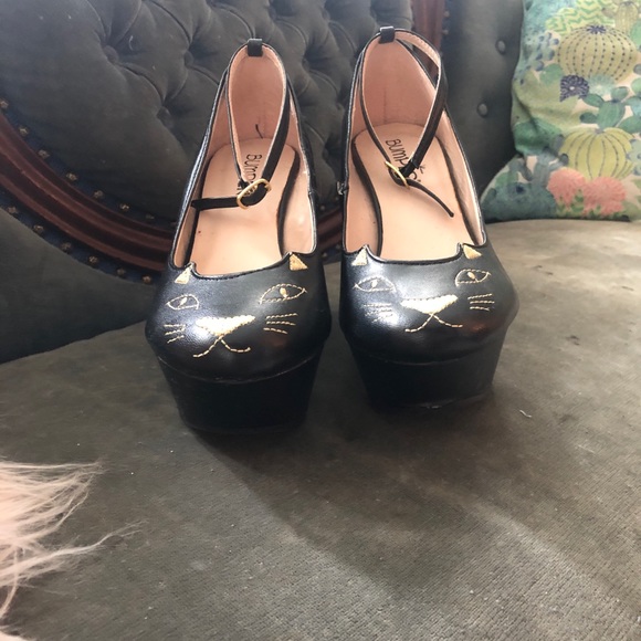 Bumper Shoes Cute Cat Wedge Heels Poshmark